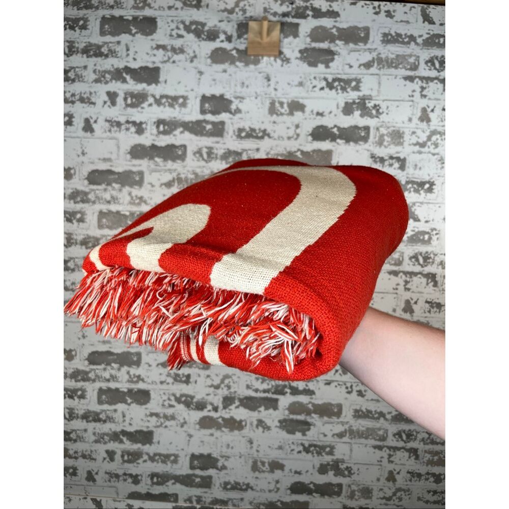 Coca Cola | vintage cotton blanket as is